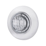 Mini Double Fury LED Clearance Marker Light W/ Bezel - Amber to Purple LED