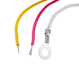 17 LED Double Fury Light Grakon 5000 Style Square Cab Clear Lens Amber/Blue LED