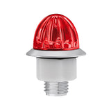 4 LED 3/4" Mini Watermelon Double Fury Light With Clear Lens (Clearance/Marker) - Red & Green LED