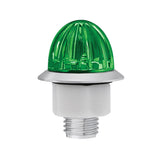4 LED 3/4" Mini Watermelon Double Fury Light With Clear Lens (Clearance/Marker) - Red & Green LED