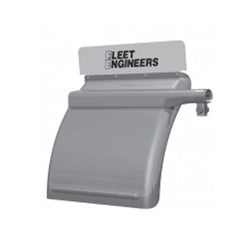 24 Inch PMCL-24 Series Low Paddle Mounted Stainless Steel Classic Quarter Fenders