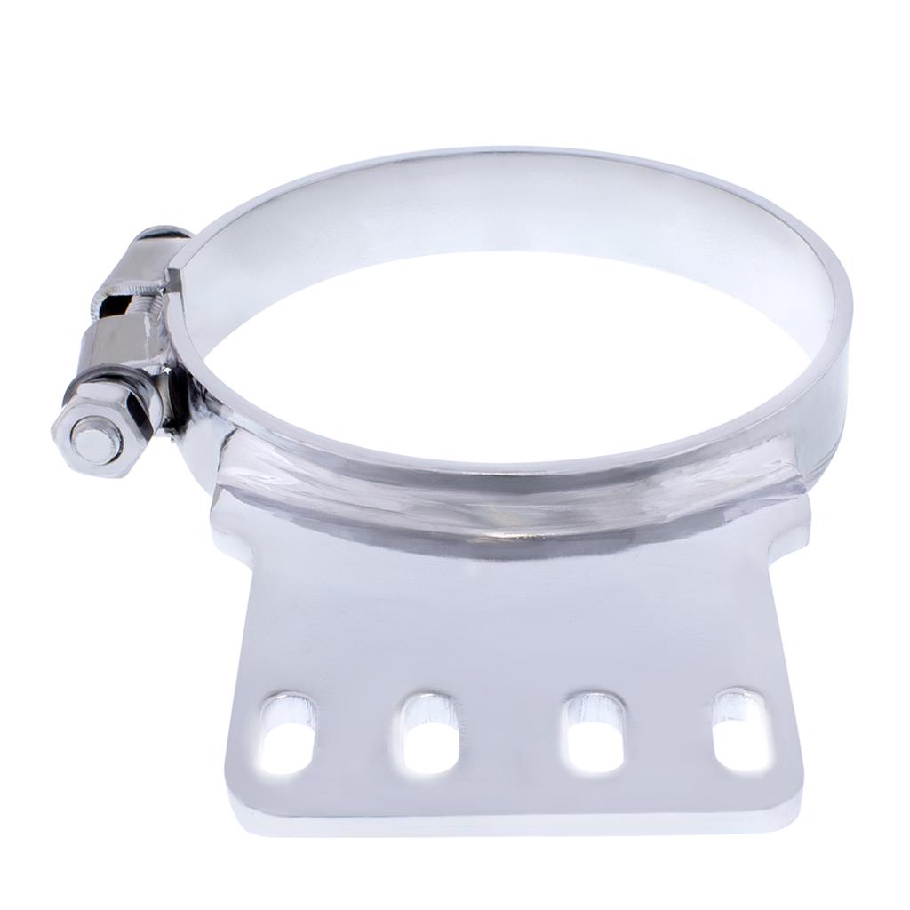 RoadWorks EXC7KW2 7" Diameter Exhaust Clamp For Kenworth - Chrome Plated, 3-Year Warranty