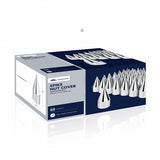 60 Pack 33 MM By 4 - 1/8 Inch Chrome Plastic Spike Push On Nut Covers