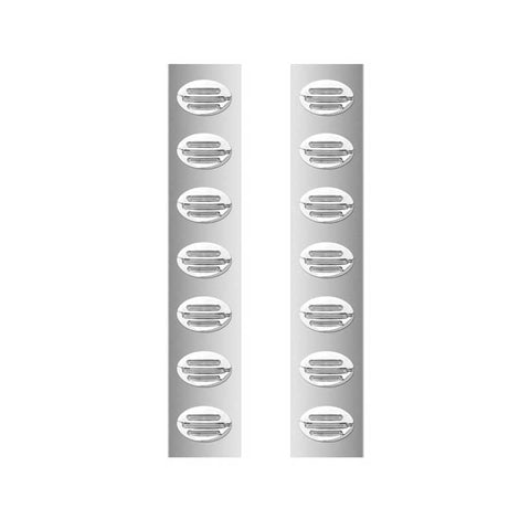 Kenworth W900L 15 Inch Front Light Bars for Donaldson Air Clean