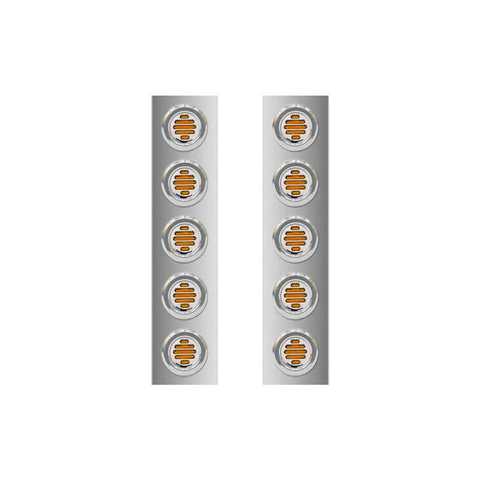 Peterbilt 379 Front Air Cleaner Bar with 16 LEDs and OEM Plug