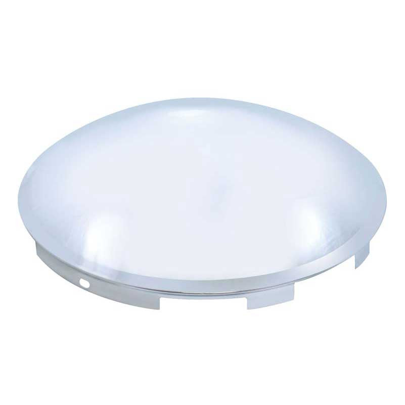 United Pacific 4 Even Notched Chrome Dome Front Hub Cap - 7/16 Lip - 10106 United Pacific 4 Even Notched Chrome Dome Front Hub Cap - 7/16 Lip - 10106