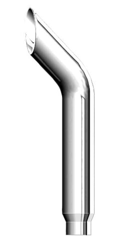 96 Inch Bullhorn Exhaust with 8 Inch Reduced to 5 Inch O.D.
