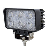 6 High Power LED Rectangular Driving/Work Light