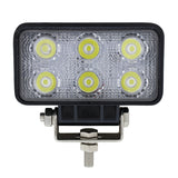 6 High Power LED Rectangular Driving/Work Light