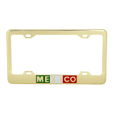 Mexico License Plate Frame W/ Four Holes