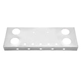 Stainless Rear Center Light Panel With 4 And 1 Inch Dual Function LEDs And Underglow
