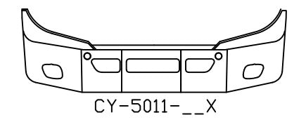 FREIGHTLINER 2008-2011 FREIGHTLINER CASCADIA 16" SET BACK AXLE BUMPER