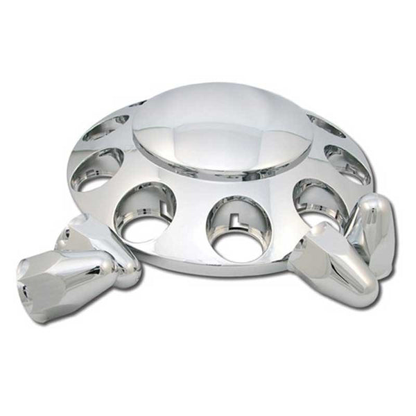 Chrome Plastic Front Axle Cover Kit