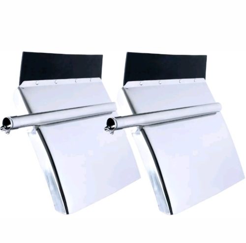 Stainless Quarter Fender Set 24 x 24 - Tube Bracket