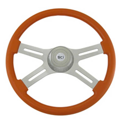 Steering Wheel Classic 4 Spoke Orange