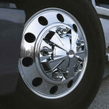 Complete Chrome ABS Plastic Mag Wheel Axle & Nut Cover Kit