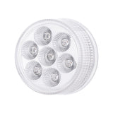 7 LED 2" Round Double Fury Light With Clear Lens (Clearance/Marker) - Red to Purple LED