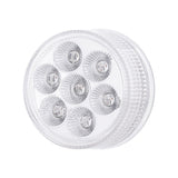 7 LED 2" Round Double Fury Light With Clear Lens (Clearance/Marker) - Amber to Purple LED