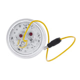 7 LED 2" Round Double Fury Light With Clear Lens (Clearance/Marker) - Red to Green LED