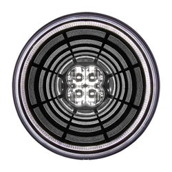 13 LED 4" ROUND ABYSS LIGHT (BACK-UP) - WHITE LED/CLEAR LENS