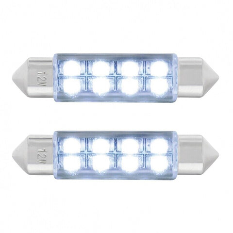 White 8 SMD High Power LED 211-2 Light Bulb Interior Dome Light