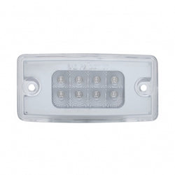 8 LED Reflector Cab Light for Freightliner Century (1996-2011) And Columbia (2001-2017) - Amber LED/Amber Lens