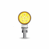 Amber/Red Clearance Marker to Green Auxiliary 1.8″ Mini Double Face Round Reflector LED Light – 12 Diodes