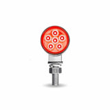 Amber/Red Clearance Marker to Purple Auxiliary 1.8″ Mini Double Face Round Reflector LED Light – 12 Diodes