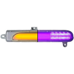 Peterbuilt Amber Turn & Marker to Purple Auxiliary LED Door Light (5 Diodes) - Passenger Side