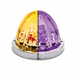 Star Burst Series Amber Clearance & Marker to Purple Auxiliary Watermelon LED Light – 19 Diodes