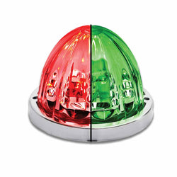 Star Burst Series Red Clearance & Marker to Green Auxiliary Watermelon LED Light – 19 Diodes