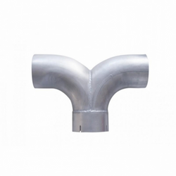 Universal Aluminized 5" Y Pipe - 16" W X 11" L