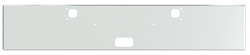 KENWORTH W900B,W900L 18" BOX END SQUARE 7 GA STEEL CHROME BOLT HOLES, CENTER STEP HOLE, TOW PIN HOLES