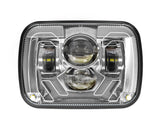 5x7 HEATED PROJECTOR LED HEADLIGHT - CHROME