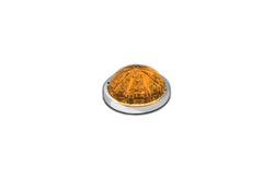 Low Profile Watermelon Hero LED Marker Light Amber LED - Amber Lens