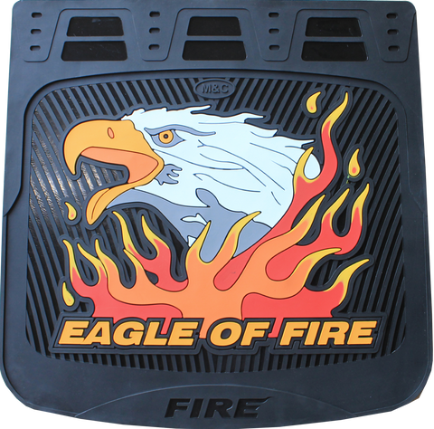 Eagle of Fire Mud Flap Vertical 24"x 24"