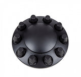 Matte Black Dome Front Axle Cover With 33mm Thread On Nut Covers