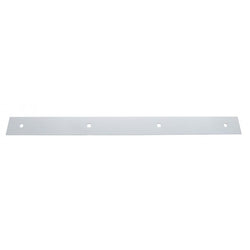 Chrome Top Mud Flap Plate 2" x 24" - Bolt Thru