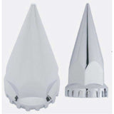 33mm Chrome Plastic Super Spike Thread-On Nut Cover