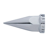 33mm Chrome Plastic Super Spike Thread-On Nut Cover