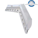 45 Degree Angled Mud Flap Hangers 2 1/2 Inch Bolt Pattern