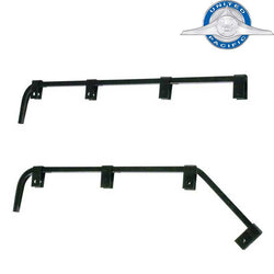 Black Primer Finish Mud Flap Hangers with No Coil