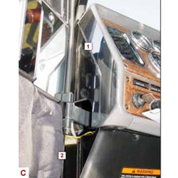 Freightliner Classic / FLD Driver Side End of Dash Trim