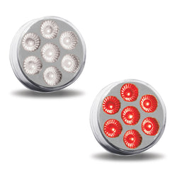 2 1/2 Inch Dual Revolution Red/White Marker To Auxiliary Lights