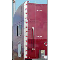 Peterbilt Unibilt 70" Sleeper Rear Vertical Extensions