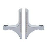 10 Amber LED Light Bar Peterbilt Aluminum Headlight Bracket