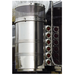 Multi Fit Rear Breather Lights for 15 inch Dia. Peterbilt Breathers