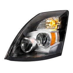 Volvo VN / VNL 2004 Through 2017 High Powered LED Headlights - Chrome