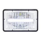 ULTRALIT - 4" X 6" Rectangular LED Headlight With White LED Position Light