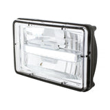 ULTRALIT - 4" X 6" Rectangular LED Headlight With White LED Position Light